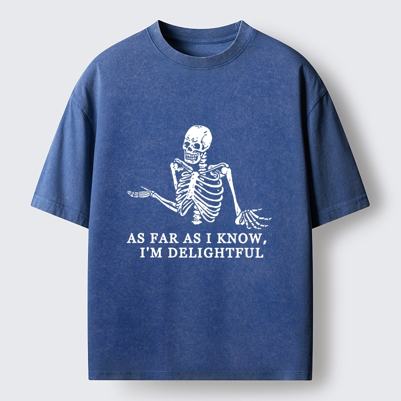 Tokyo-Tiger As Far As Bones Know Washed T-Shirt