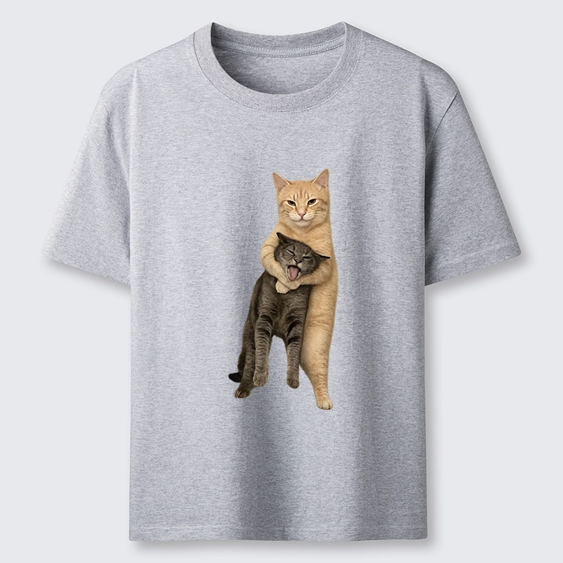 Tokyo-Tiger Orange Cat’s Tight Embrace Classic T-Shirt