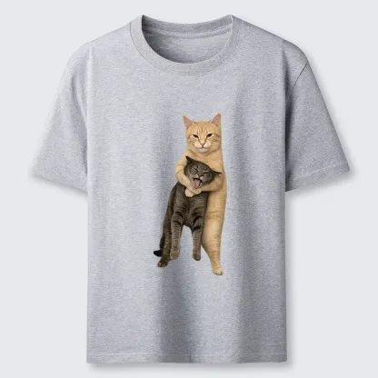 Tokyo-Tiger Orange Cat’s Tight Embrace Classic T-Shirt