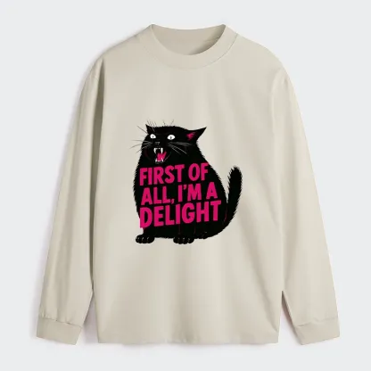 Tokyo-Tiger Roaring Black Cat Classic Long Sleeve T-Shirt