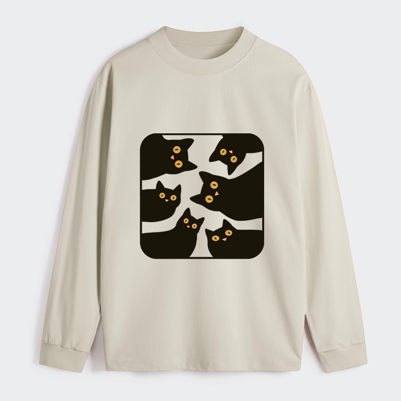 Tokyo-Tiger Cats Are Watching You Classic Long Sleeve T-Shirt