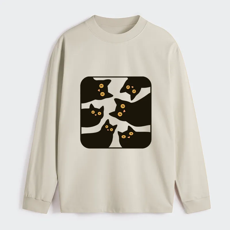 Tokyo-Tiger Cats Are Watching You Classic Long Sleeve T-Shirt