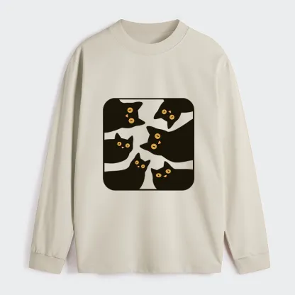 Tokyo-Tiger Cats Are Watching You Classic Long Sleeve T-Shirt