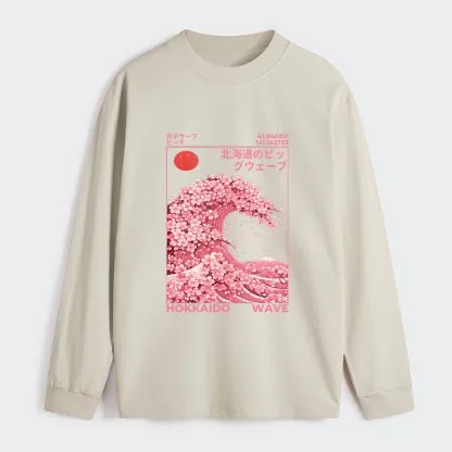 Tokyo-Tiger Sakura Wave Classic Long Sleeve T-Shirt