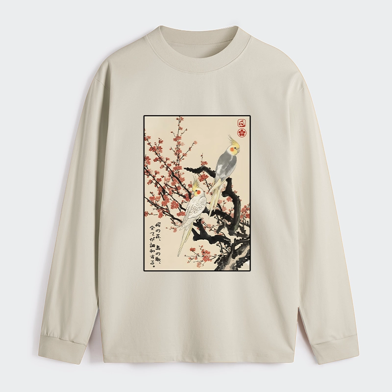 Tokyo-Tiger Whispers of Silent Blossoms Classic Long Sleeve T-Shirt