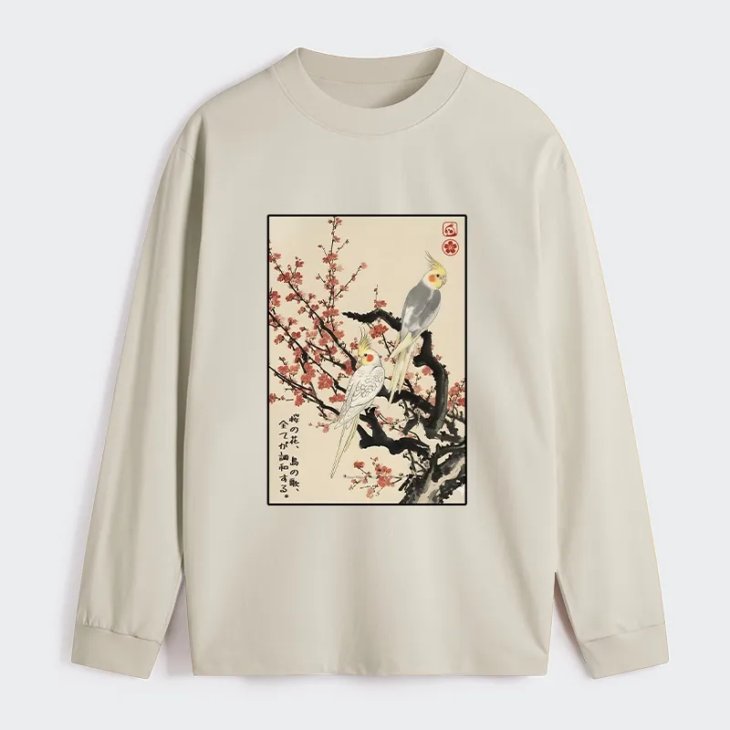 Tokyo-Tiger Whispers of Silent Blossoms Classic Long Sleeve T-Shirt