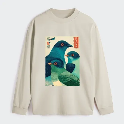 Tokyo-Tiger Petrels Of The Painted Sea Classic Long Sleeve T-Shirt