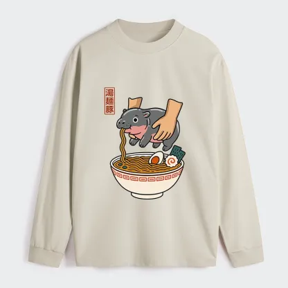 Tokyo-Tiger Noodles Got Me Classic Long Sleeve T-Shirt