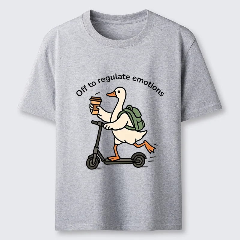 Tokyo-Tiger Scooter-Riding Duck’s Self-Care Classic T-Shirt