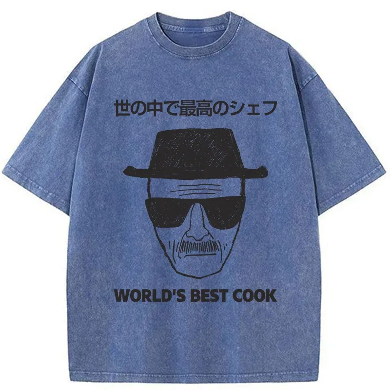 Tokyo-Tiger World's Best Cook Washed T-Shirt