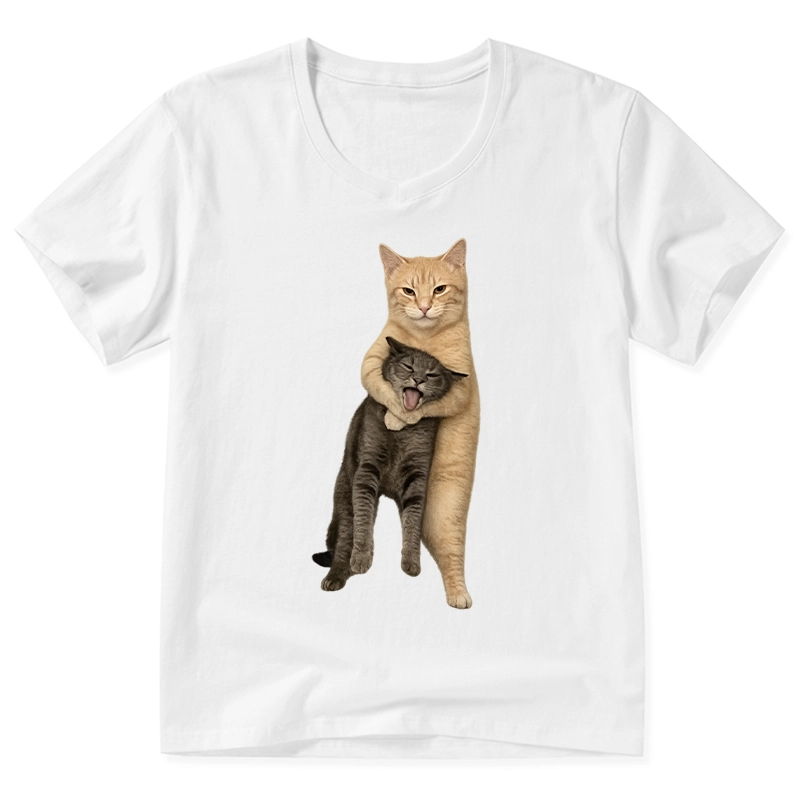 Tokyo-Tiger Orange Cat’s Tight Embrace Classic T-Shirt