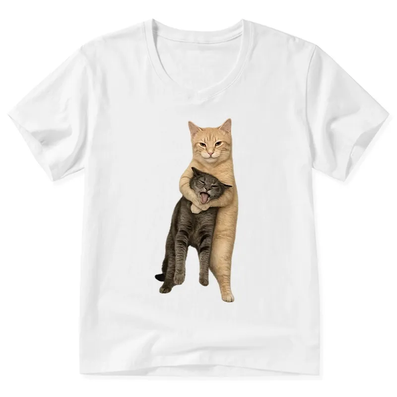 Tokyo-Tiger Orange Cat’s Tight Embrace Classic T-Shirt