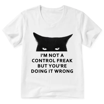 Tokyo-Tiger Control Freak Funny V-Neck Classic T-Shirt