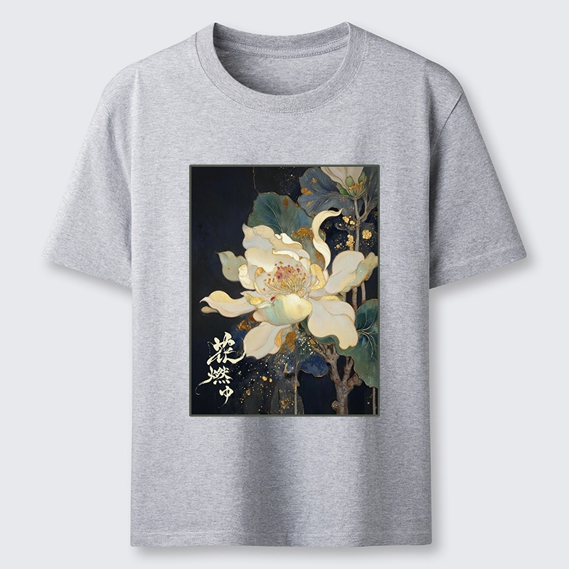 Tokyo-Tiger Lotus Adorned With Golden Specks Classic T-Shirt