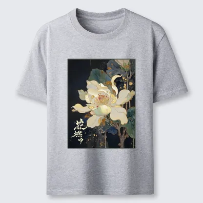 Tokyo-Tiger Lotus Adorned With Golden Specks Classic T-Shirt