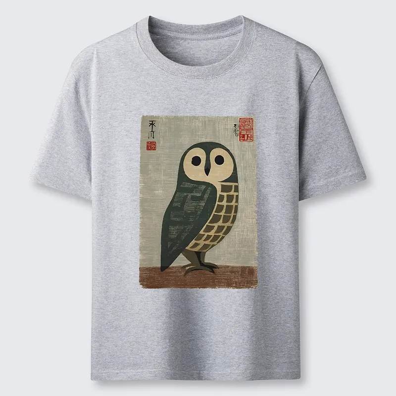 Tokyo-Tiger Traditional Owl In Japanese Art Classic T-Shirt