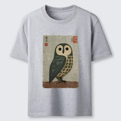 Tokyo-Tiger Traditional Owl In Japanese Art Classic T-Shirt