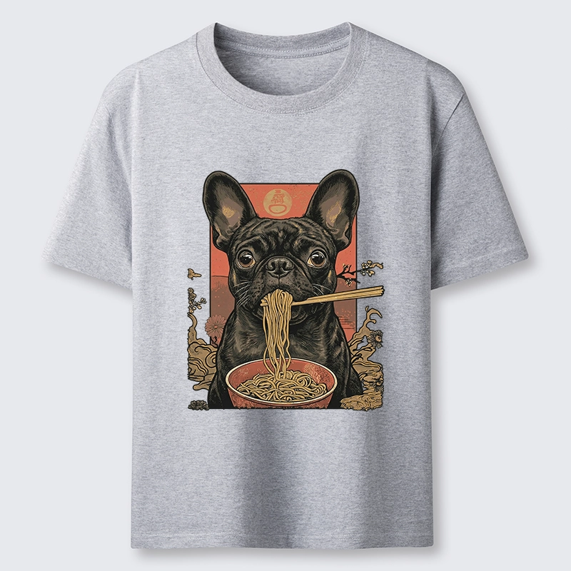 Tokyo-Tiger Vintage Style Dog And Ramen Art Classic T-Shirt