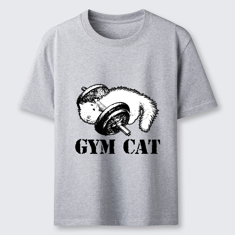 Tokyo-Tiger Cat Pumping Iron At The Gym Classic T-Shirt