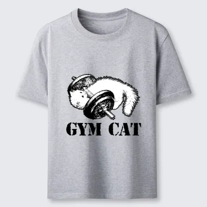 Tokyo-Tiger Cat Pumping Iron At The Gym Classic T-Shirt