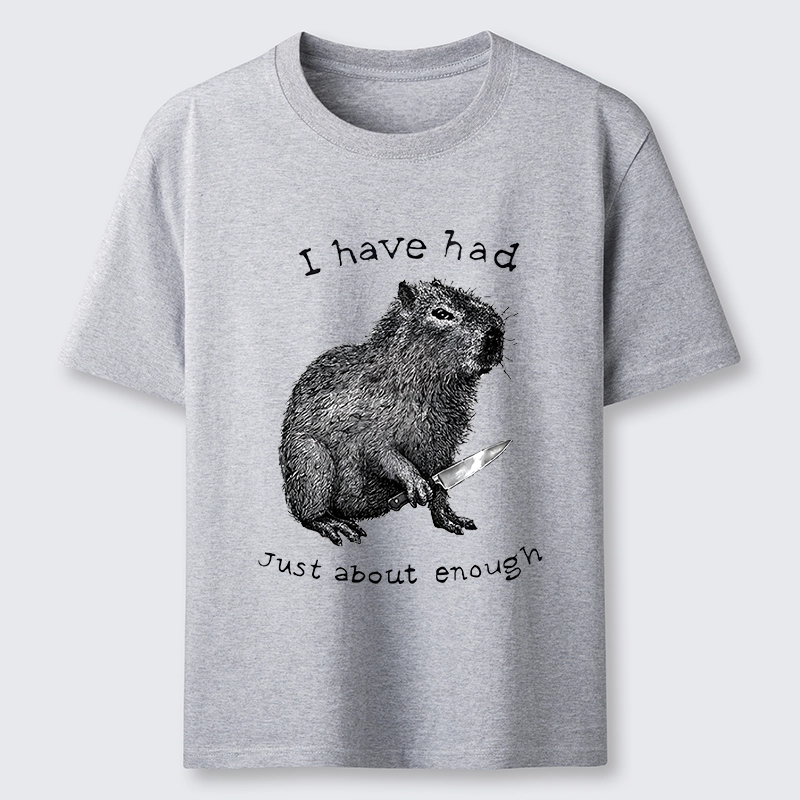 Tokyo-Tiger Capybara With A Knife Classic T-Shirt