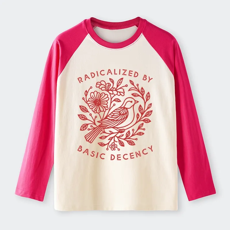 Tokyo-Tiger Pigeon That Was Moved Raglan Long Sleeve T-shirt