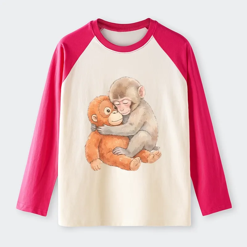 Tokyo-Tiger Poor Punch Raglan Long Sleeve T-shirt