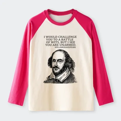 Tokyo-Tiger Your Intelligence Is Inferior To Mine Raglan Long Sleeve T-shirt