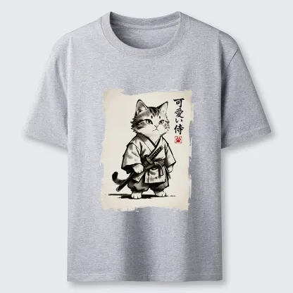 Tokyo-Tiger Japanese Samurai Cat Illustration Classic T-Shirt