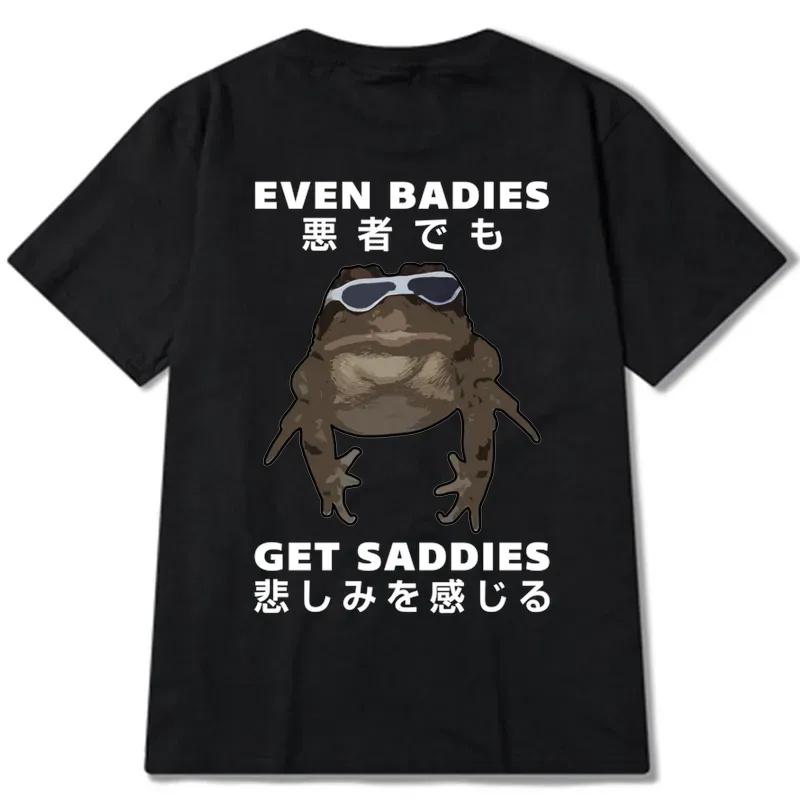 Tokyo-Tiger Even Baddies Get Saddies Back Classic T-Shirt