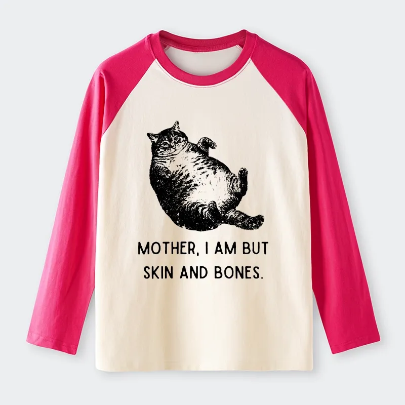 Tokyo-Tiger Overweight Cat And Its Doting Owner Raglan Long Sleeve T-shirt