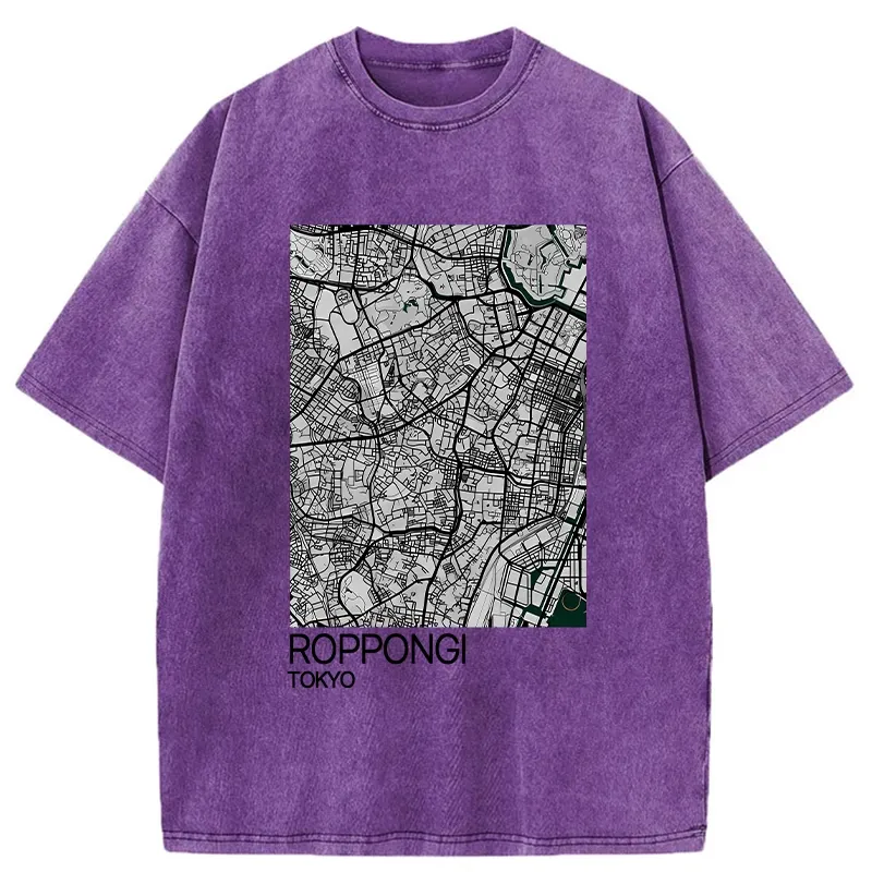 Tokyo-Tiger Roppongi Tokyo Washed T-Shirt