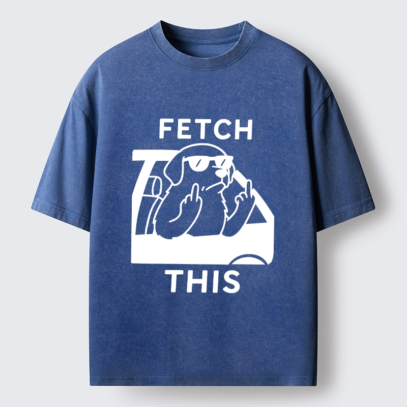 Tokyo-Tiger Sassy Dog With Sunglasses Washed T-Shirt