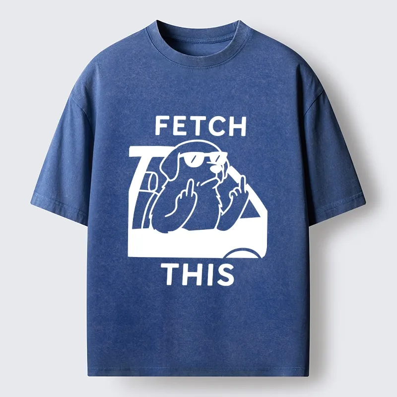 Tokyo-Tiger Sassy Dog With Sunglasses Washed T-Shirt