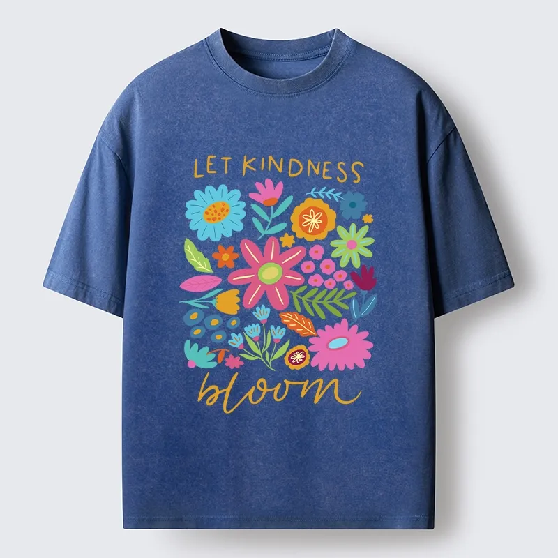 Tokyo-Tiger Let Kindness Bloom Always Washed T-Shirt