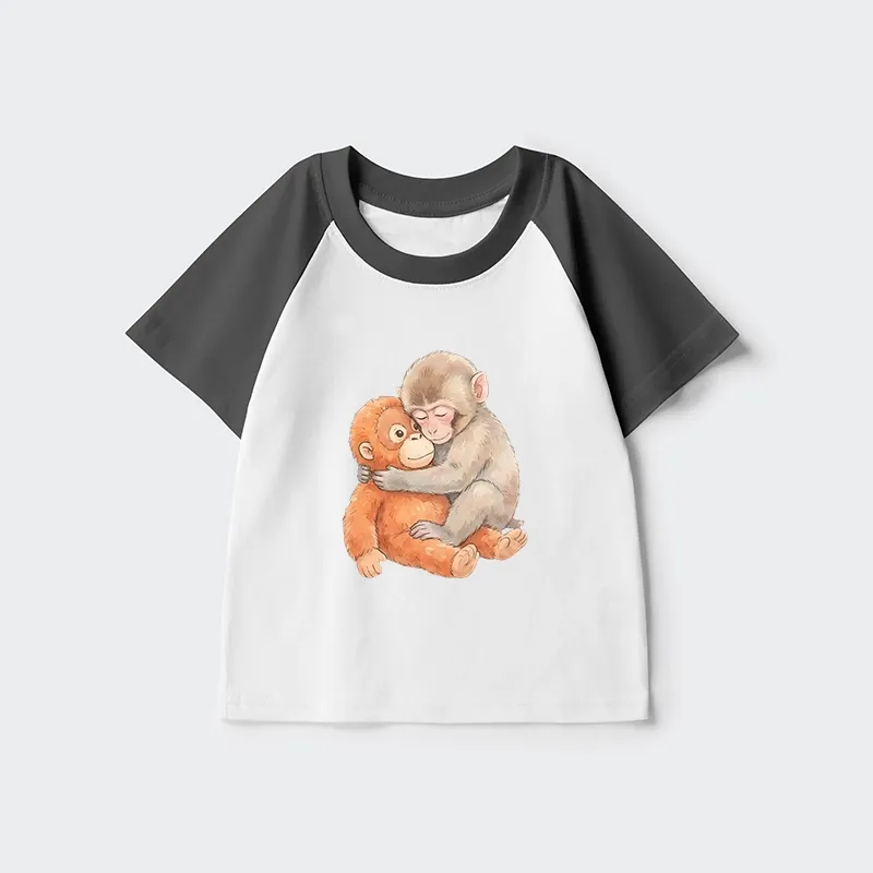Tokyo-Tiger Poor Punch Kids Raglan T-shirt