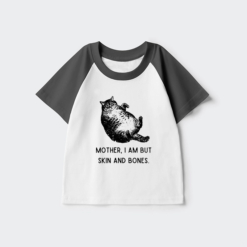 Tokyo-Tiger Overweight Cat And Its Doting Owner Kids Raglan T-shirt