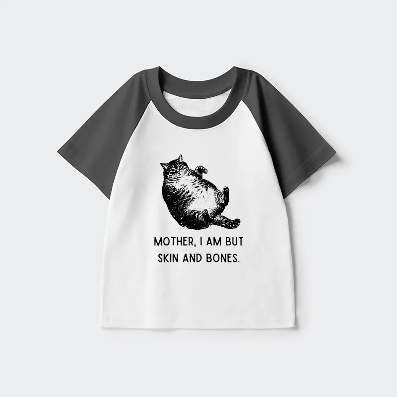 Tokyo-Tiger Overweight Cat And Its Doting Owner Kids Raglan T-shirt