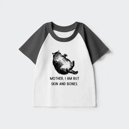 Tokyo-Tiger Overweight Cat And Its Doting Owner Kids Raglan T-shirt