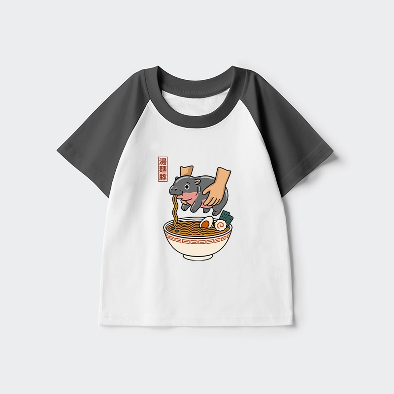 Tokyo-Tiger Noodles Got Me Kids Raglan T-shirt