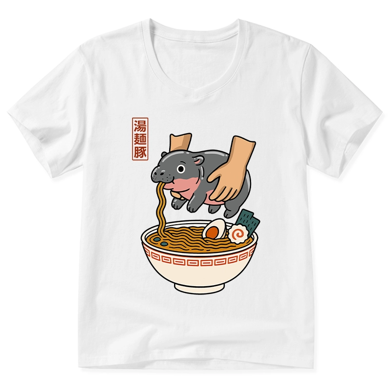 Tokyo-Tiger Noodles Got Me V-Neck Classic T-Shirt