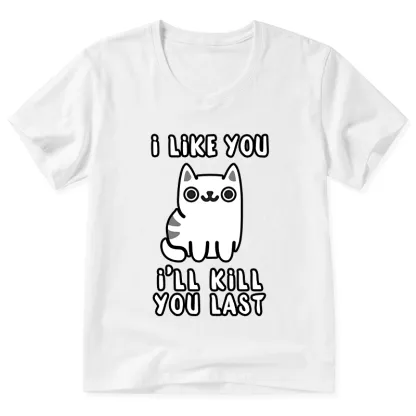 Tokyo-Tiger Cats And Humans Have A Love-hate Relationship V-Neck Classic T-Shirt