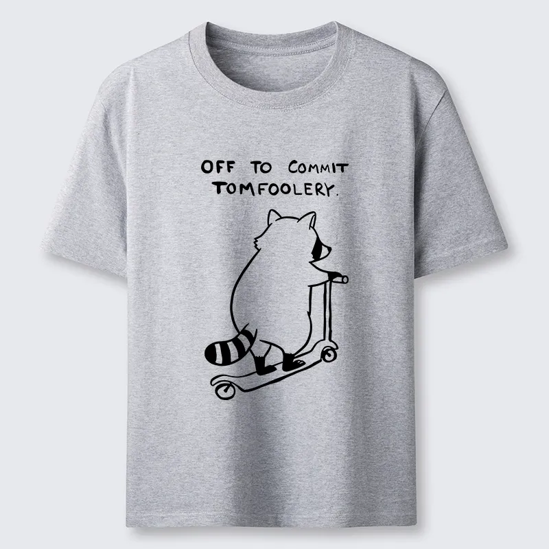 Tokyo-Tiger Scooter Raccoon Funny Meme Classic T-Shirt
