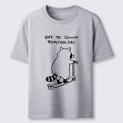 Tokyo-Tiger Scooter Raccoon Funny Meme Classic T-Shirt