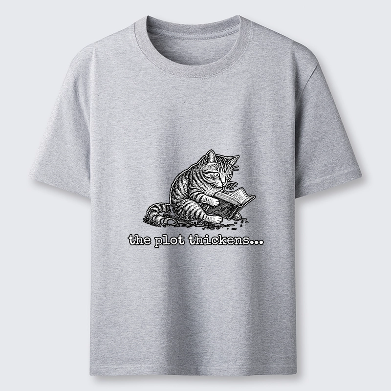 Tokyo-Tiger Meme Cat Reading Mystery Book Classic T-Shirt