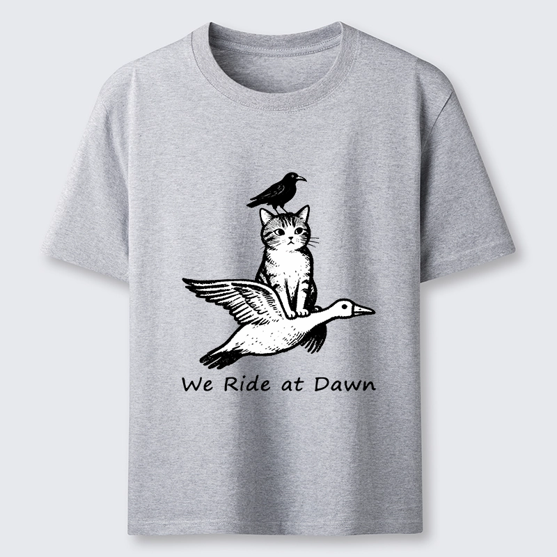 Tokyo-Tiger Funny We Ride At Dawn Classic T-Shirt