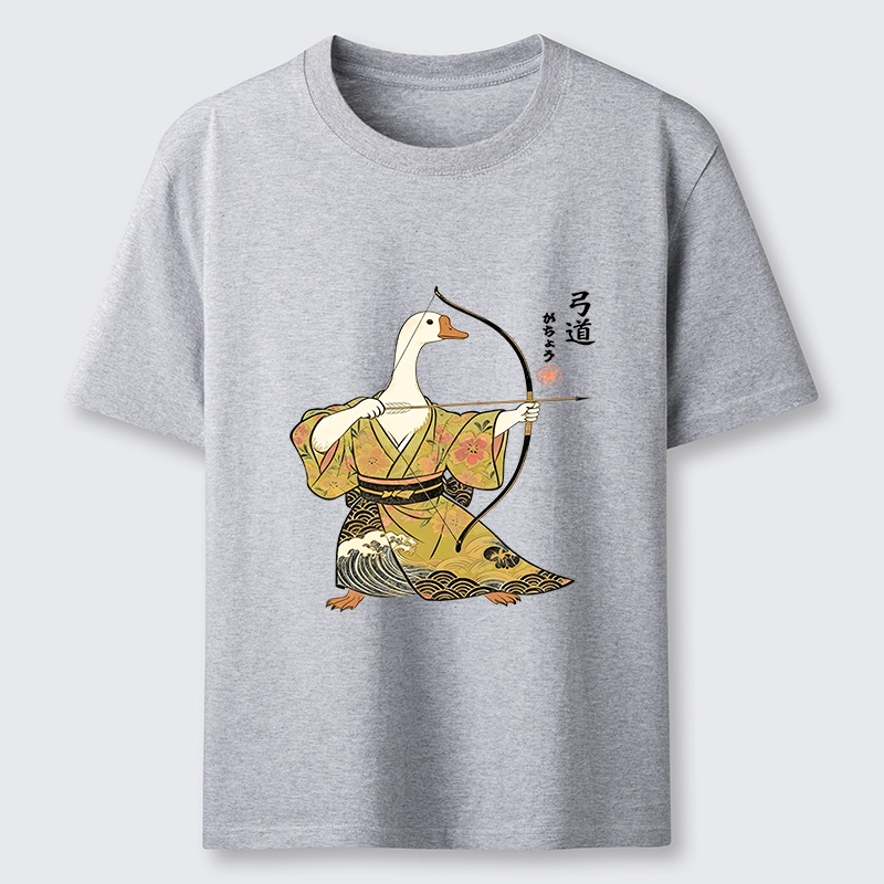 Tokyo-Tiger Goose In Kimono With Bow Classic T-Shirt