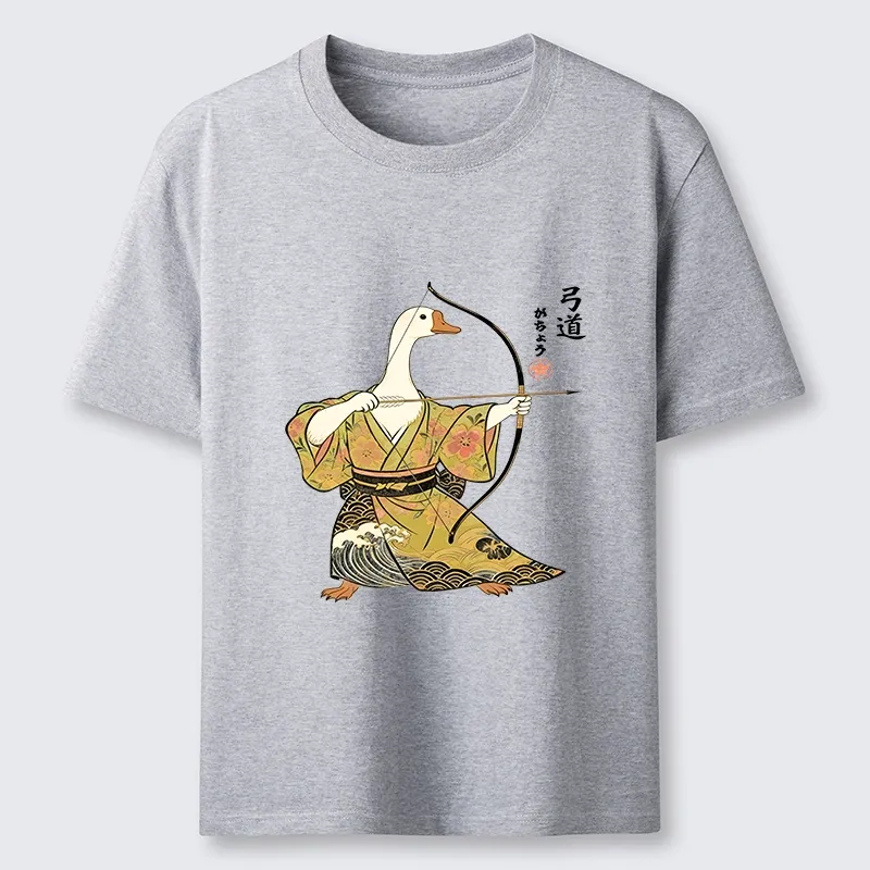 Tokyo-Tiger Goose In Kimono With Bow Classic T-Shirt