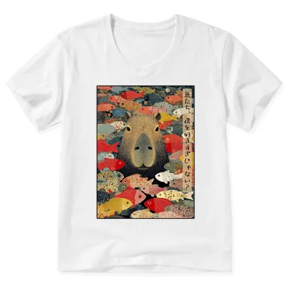 Tokyo-Tiger Am I Too Lovable? V-Neck Classic T-Shirt