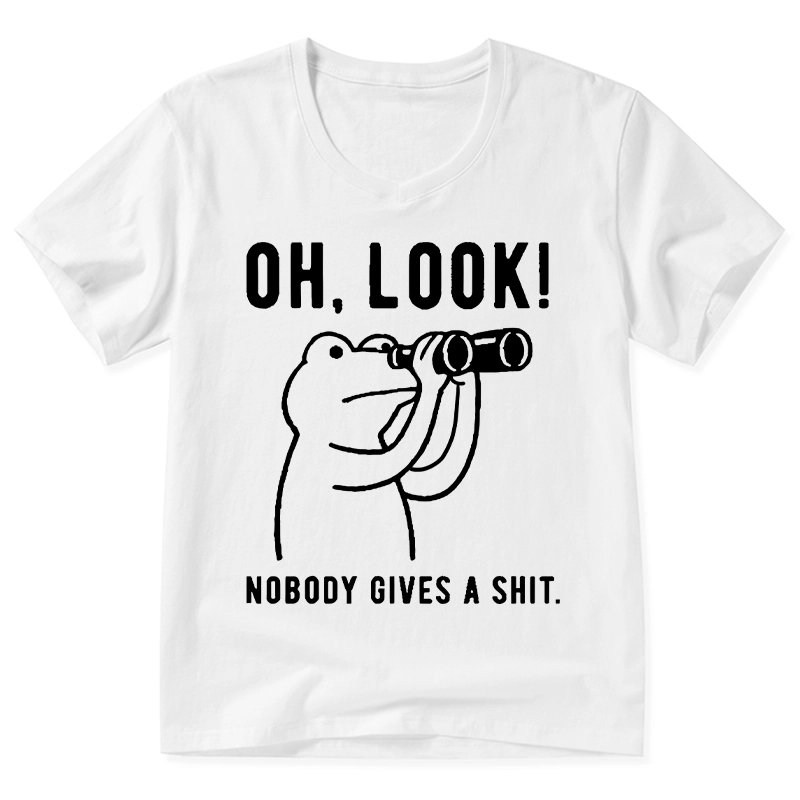 Tokyo-Tiger Frog of Indifference V-Neck Classic T-Shirt